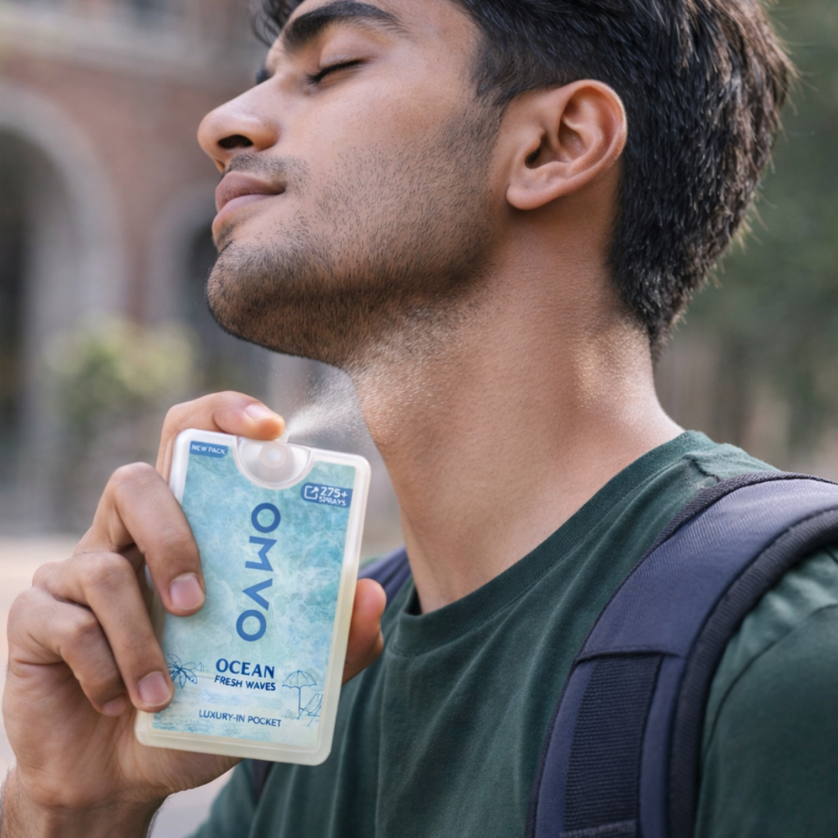 OMVO Ocean Fresh Waves Pocket Perfume (3 PCS Set) – Long Lasting Fresh Aquatic Fragrance | 275+ Sprays Each | Travel Friendly Luxury Perfume - Image 4